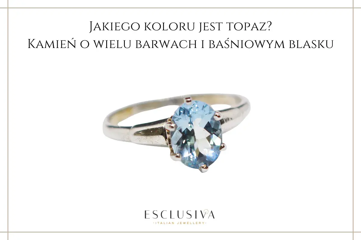 Srebrny pierścionek z owalnym, błękitnym topazem. Poznaj niezwykłe topaz właściwości i jego baśniowy blask.