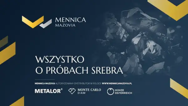 Srebro w swojej surowej, krystalicznej formie. Wszystko o próbach srebra. Mennica Mazovia.